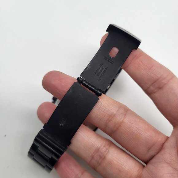 FOSSIL Women's Decker Watch Black Rhinestone Gold Tone - Picture 8 of 13